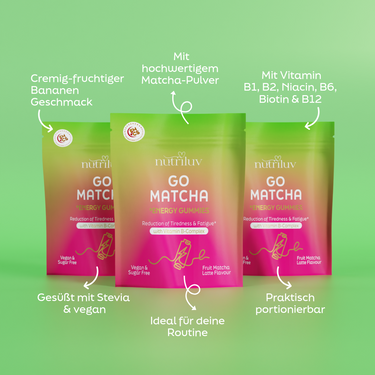 Go Matcha - With Matcha & B-Vitamin Complex - Doybag