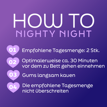 NIGHTY NIGHT - With Melatonin & 4 Botanicals - Doybag