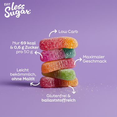 Less Sugar - Sour Worms